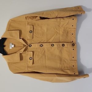 Christopher & Banks Mustard Jacket light weight womens size XL